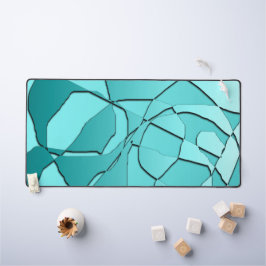 Schmetterlinge Aquamarin Schreibtischunterlage