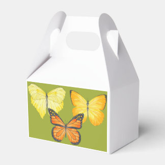 Schmetterlinge auf einer Giebelseite Gefallen Box Geschenkschachtel