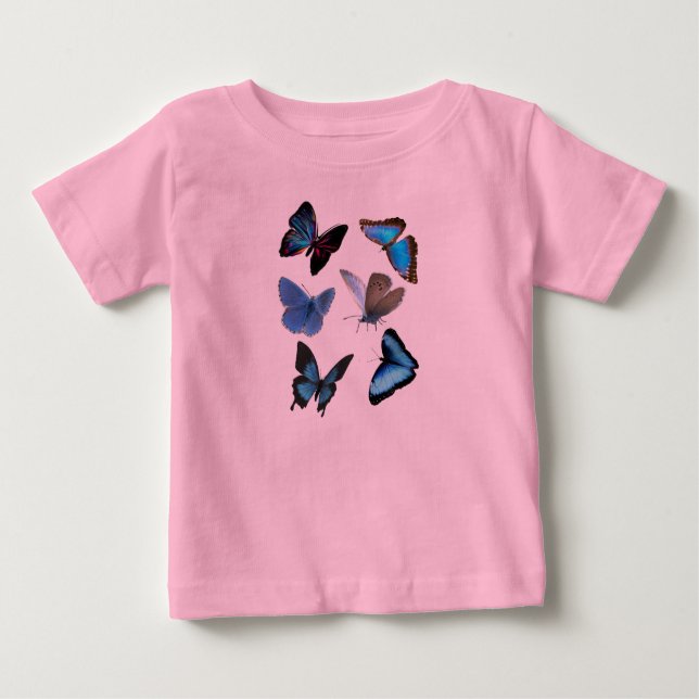 Schmetterlinge Baby T-shirt (Vorderseite)