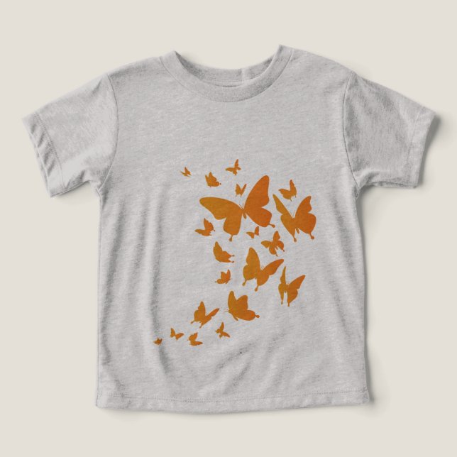 Schmetterlinge Bella + Leinwand Tri-Blend (Design Vorderseite)