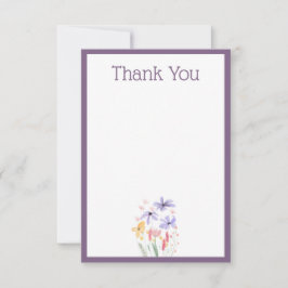 Schmetterlinge & Blooms Dankeschön Karte