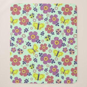 Schmetterlinge Blumen Blätter Für Einrichtungsstil Sherpadecke