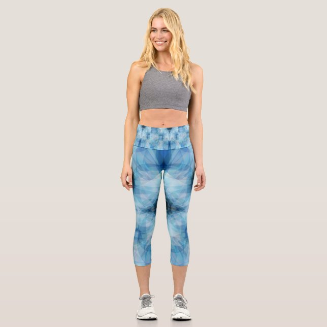 Schmetterlinge Capri Leggings (Vorderseite)