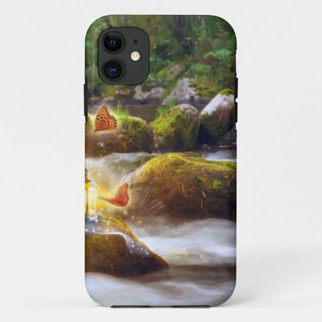 Schmetterlinge Case-Mate iPhone Hülle (Rückseite)