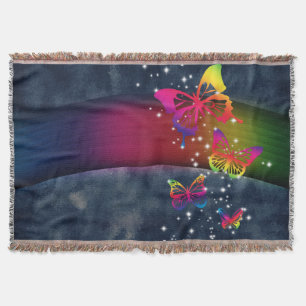 Schmetterlinge der Regenbogen-n Decke