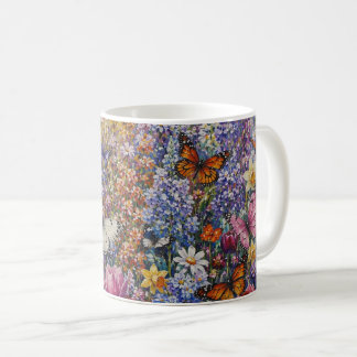 Schmetterlinge des Paradieses – Eine farbenfrohe W Kaffeetasse