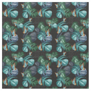 Schmetterlinge des Paradieses Tropischer Spritzer Stoff