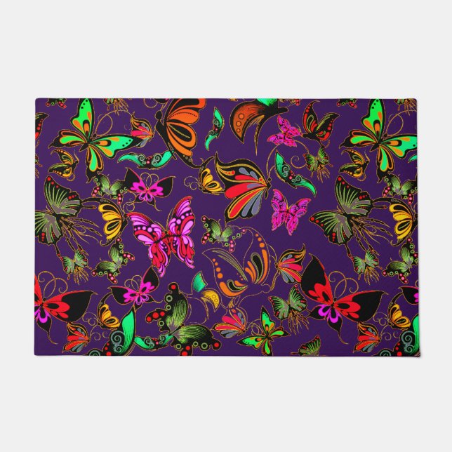 Schmetterlinge Doormat Fußmatte (Vorderseite)