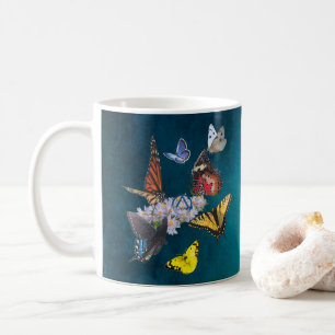 Schmetterlinge Entüchterungssymbol Slogan Tasse