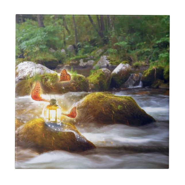 Schmetterlinge Fliese (Vorderseite)