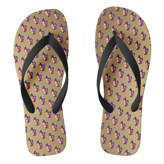 Schmetterlinge Flip Flops (Fußbett)