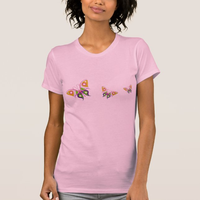 Schmetterlinge Fly T - Shirt (Vorderseite)