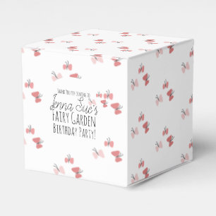Schmetterlinge Garten Geburtstag Rosa Gefallen Box Geschenkschachtel