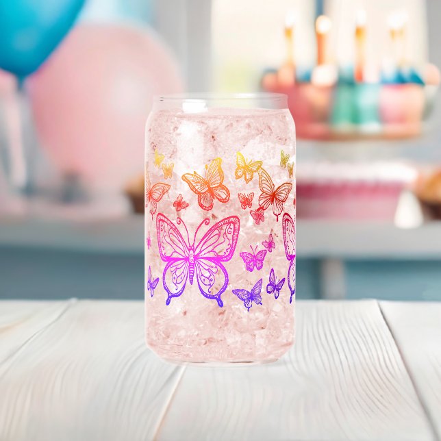 Schmetterlinge Geschenk für sie, Regenbogen, farbe Dosenglas (Insitu (Baby Party))