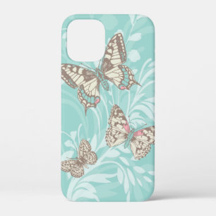 Schmetterlinge grafische moderne florale Aqua-iPho title_seo2