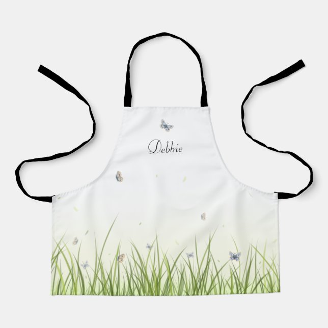 Schmetterlinge in den Hübschen Personalisierten Ki Schürze (Vorderseite)