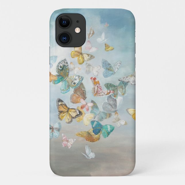 Schmetterlinge in den Wolken Case-Mate iPhone Hülle (Rückseite)
