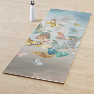 Schmetterlinge in den Wolken Yogamatte