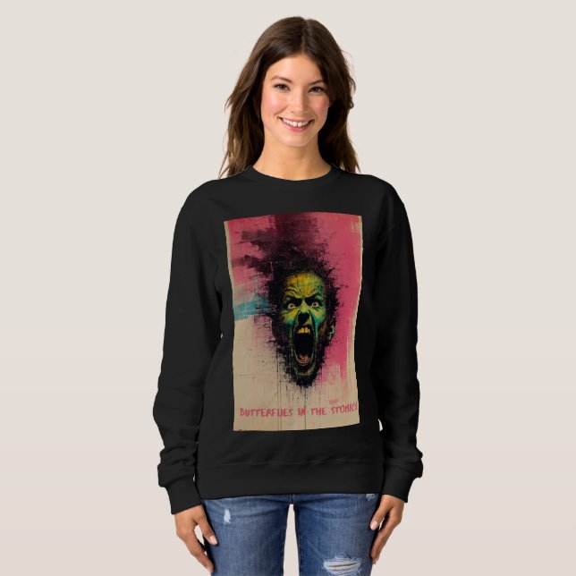 Schmetterlinge in der Stomach - Limited Edition (2 Sweatshirt (Vorne ganz)