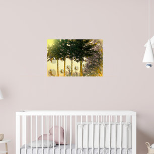 Schmetterlinge in einer Blase Poster