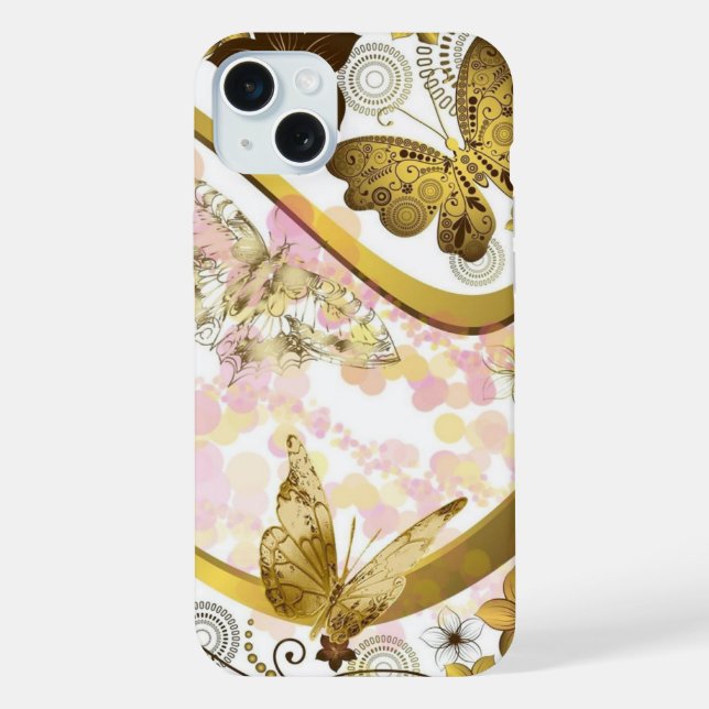 Schmetterlinge  iPhone 15 plus hülle (Rückseite)