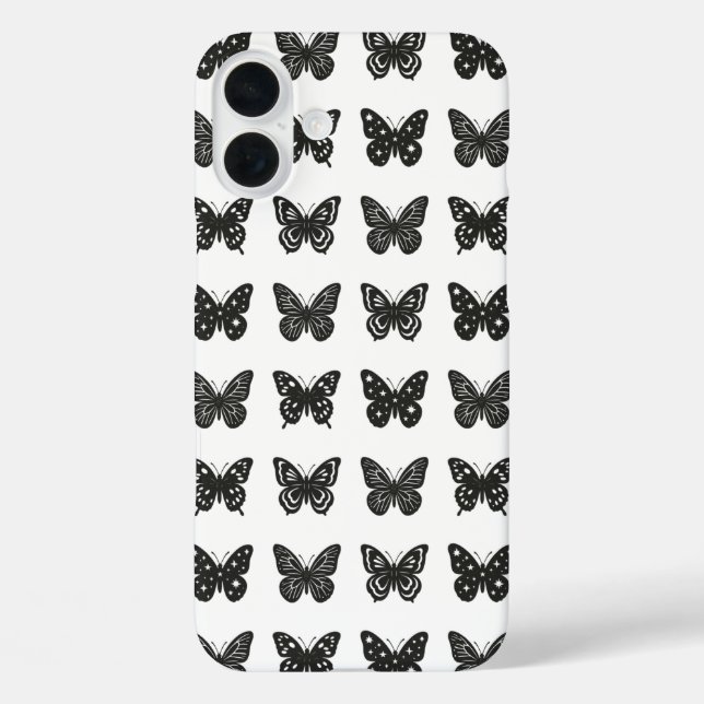 Schmetterlinge iPhone 16 Plus Hülle (Rückseite)