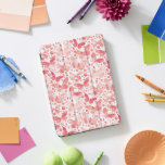 Schmetterlinge Korallenrosa iPad Pro Cover<br><div class="desc">Korallenrosa und weiße Schmetterlingsfarbe.</div>