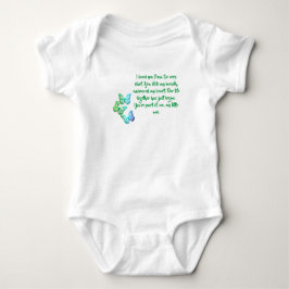 Schmetterlinge, Liebe Gedicht für ein Neugeborenes Baby Strampler