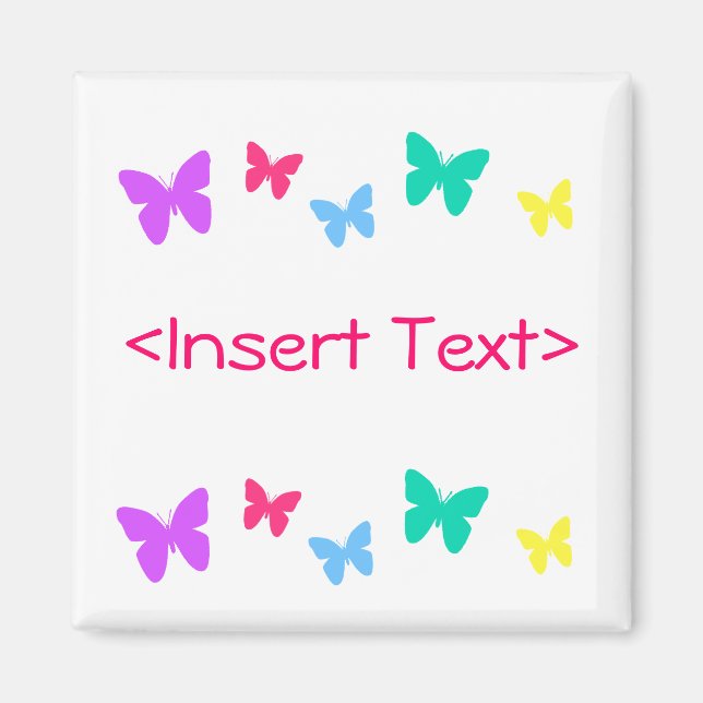 Schmetterlinge Magnet (Vorne)