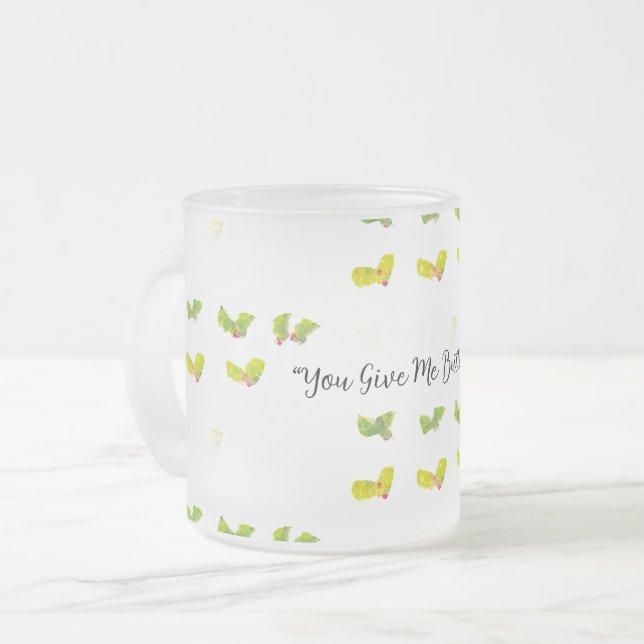 Schmetterlinge Mattglastasse (Vorderseite Links)