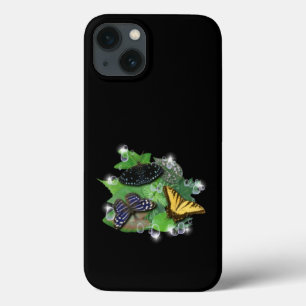 Schmetterlinge mit Leaf Raindrops und Stars Case-Mate iPhone Hülle