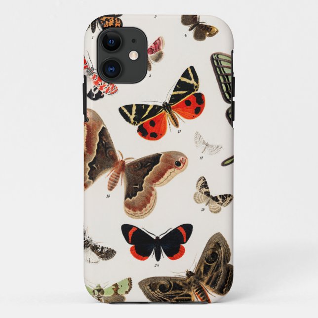 Schmetterlinge & Motten Case-Mate iPhone Hülle (Rückseite)