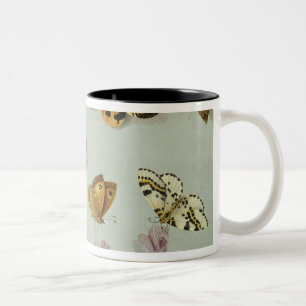 Schmetterlinge, Motten und andere Insekten Zweifarbige Tasse
