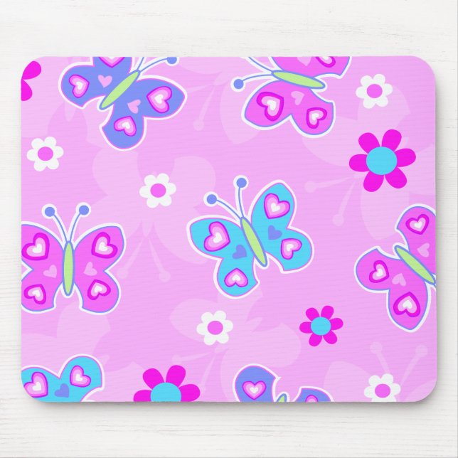 Schmetterlinge Mousepad (Vorne)