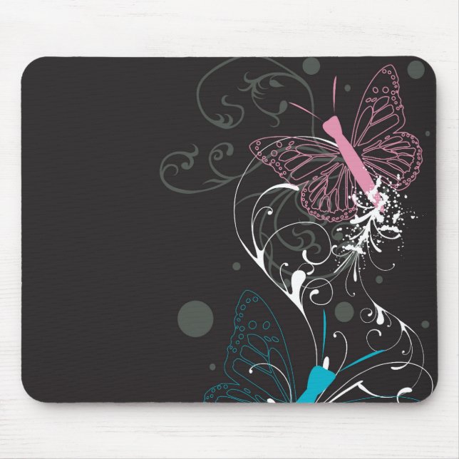 Schmetterlinge Mousepad (Vorne)