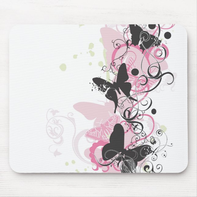Schmetterlinge Mousepad (Vorne)