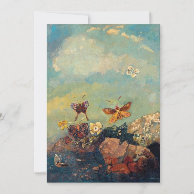 Schmetterlinge | Odilon Redon (Vorderseite)