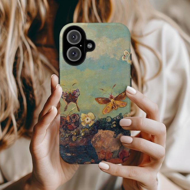 Schmetterlinge | Odilon Redon iPhone 16 Hülle (Von Creator hochgeladen)