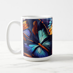 Schmetterlinge Ölgemäldedesign14 Kaffeemaschine Ta Kaffeetasse