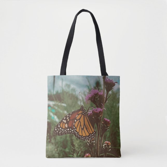 Schmetterlinge orange  tasche (Vorderseite)