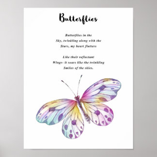 Schmetterlinge Poster