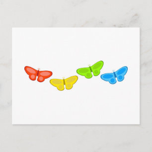 Schmetterlinge Postkarte