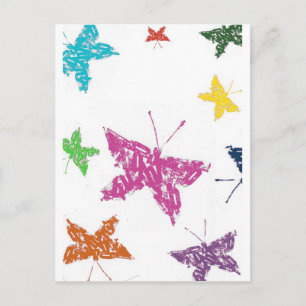 Schmetterlinge Postkarte