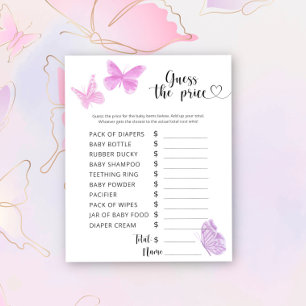 Schmetterlinge - Rate den Preis! Spiel