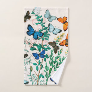 Schmetterlinge, Raupen von William Forsell Kirby Handtuch