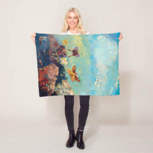 Schmetterlinge, Redon Fleecedecke