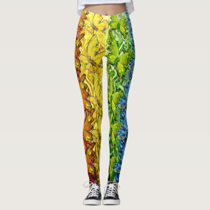 Schmetterlinge Regenbogen Leggings