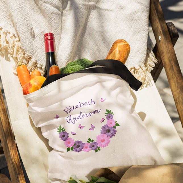 Schmetterlinge rosa und Lila Tasche (Von Creator hochgeladen)