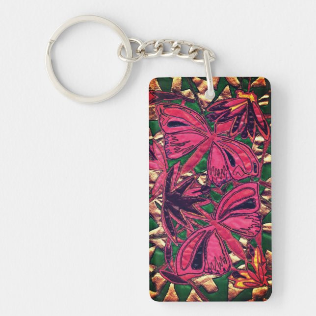 Schmetterlinge Schlüsselanhänger (Vorderseite)