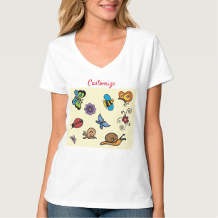 Schmetterlinge Schnecken Insekten Thunder_Cove T-Shirt